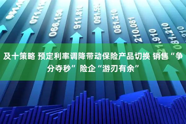 及十策略 预定利率调降带动保险产品切换 销售“争分夺秒” 险企“游刃有余”